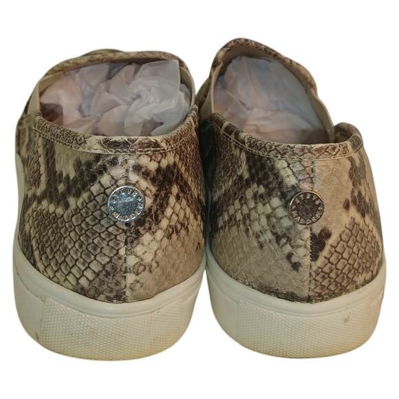 Steve Madden Safari Snake Print Slip-On Sneakers - Size 10 - Picture 4 of 7
